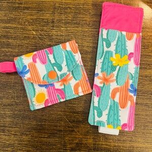 Colorful Cactus Print set